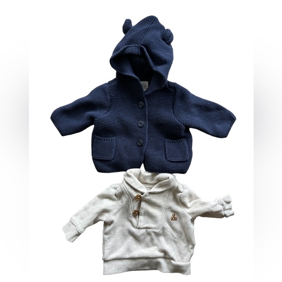 Baby Gap 0-3 month Sweater Bundle - Picture 1 of 6